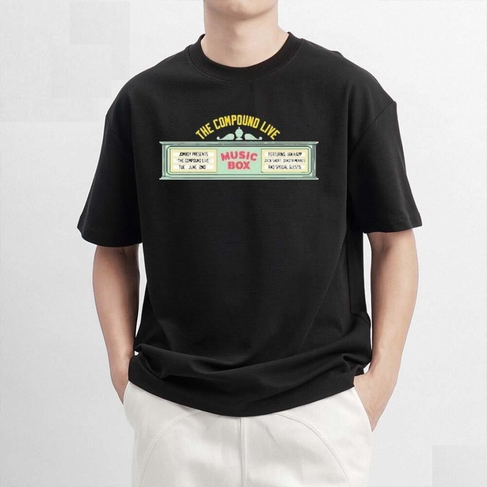 The Compound Live At The Music Box Music Fan Gift Graphic Concert T Shirt 90
